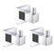 Kibi Cube Bathroom Towel & Robe Hook 3 Count KBA1501CH-3PC - alternate 1